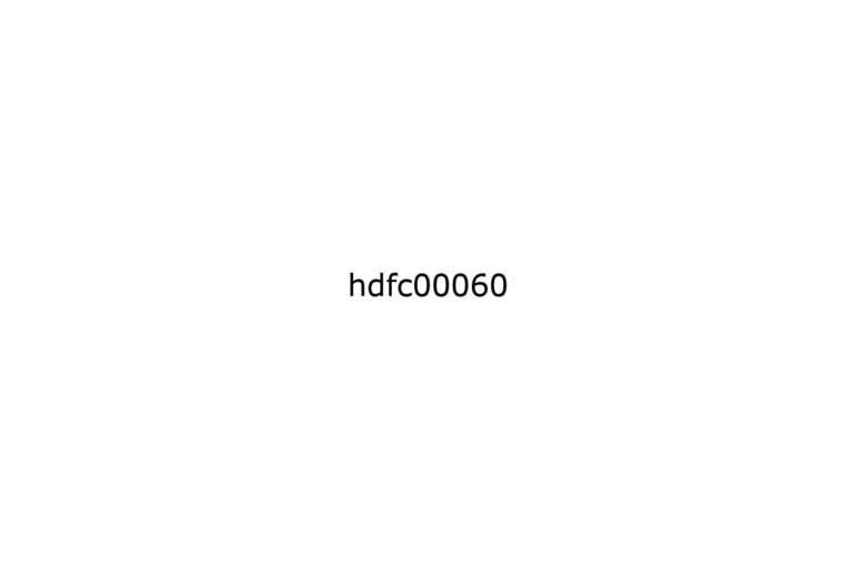 hdfc00060