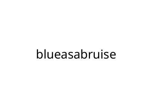 blueasabruise