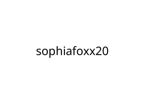 sophiafoxx20