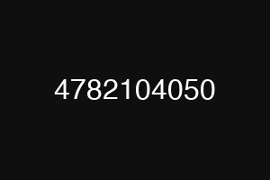 4782104050