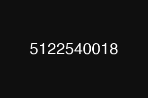 5122540018