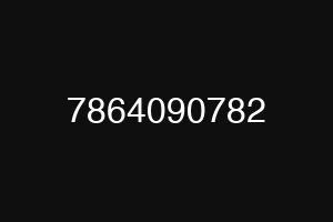 7864090782