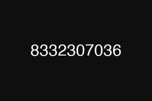 8332307036