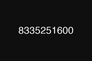 8335251600