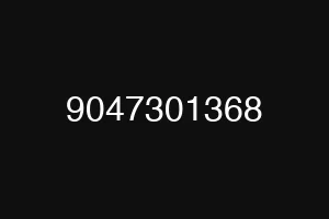 9047301368