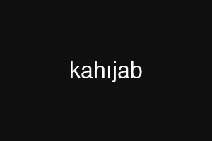 kahıjab