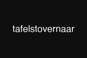 tafelstovernaar